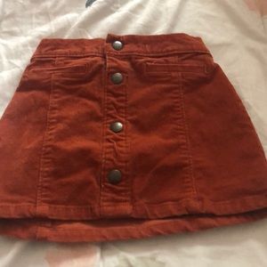 Corduroy skirt
